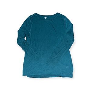 Old Navy Active, Go-Dry, Long Sleeve Blue Tee, Size XL, Women's